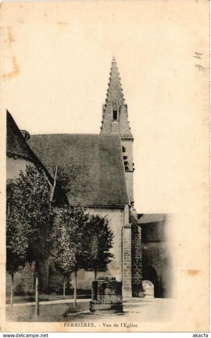 CPA FERRIERES-en-GATINAIS - FERRIERES - Vue de église (632397)