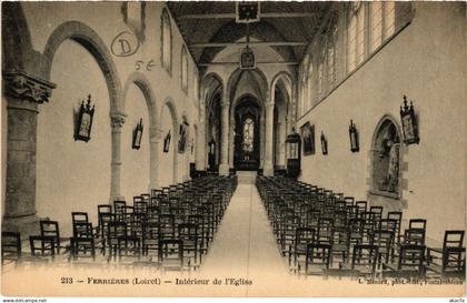 CPA FERRIERES - FERRIERES-en-GATINAIS - Intérieur de église (632072)