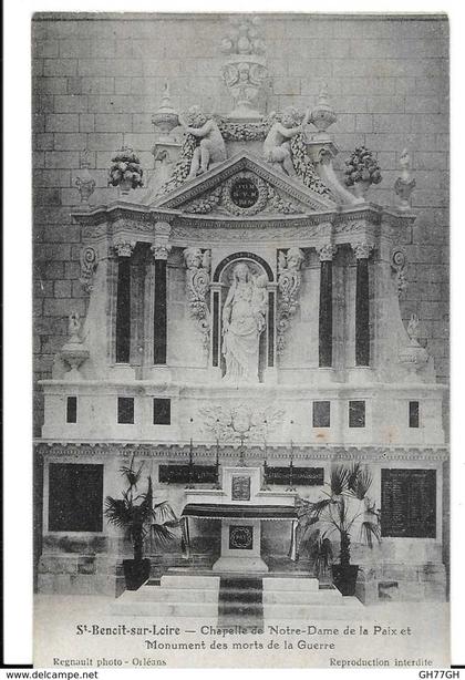 CPA SAINT-BENOIT-SUR-LOIRE