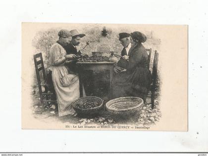 LE LOT ILLUSTRE 314 ECHOS DU QUERCY DENOISILLAGE  (VIEUX METIRES PERSONNES A L'OUVRAGE)