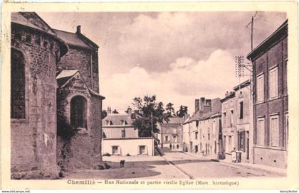 Chemille, Rue Nationale et partie vielle Eglise