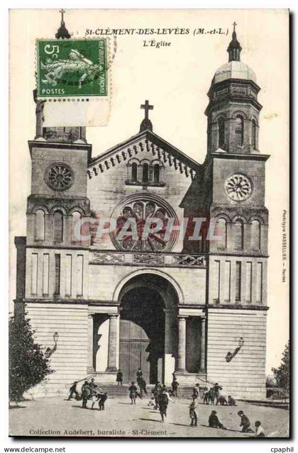 Saint Clement des Levees CPa L'eglise