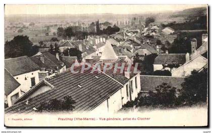 CPA Prauthoy Vue Generale prise du Clocher