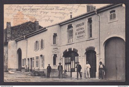 Postcard Cafe Humbert Bioncourt Lorraine France Hotel de Lorraine