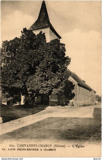 CPA CHEVANNES-Changy - L'Église (518017)