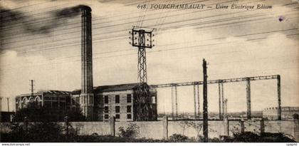 CPA Fourchambault Usine Electrique Edison