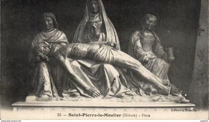 CPA Saint Pierre le Moutier Pieta
