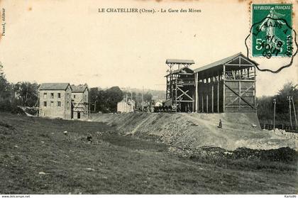 le chatellier * la gare des mines * thème mine mineurs