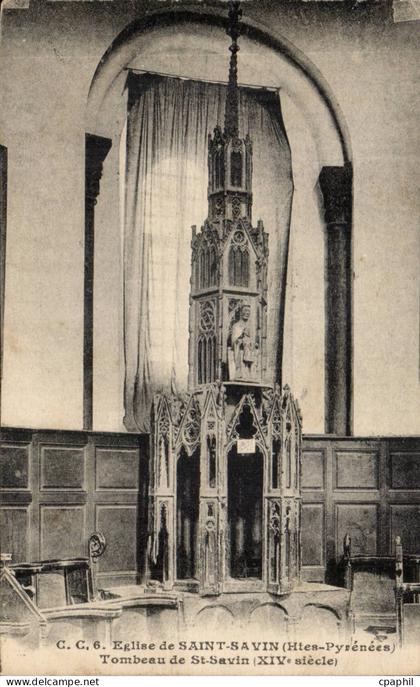 CPA Eglise de Saint Savin Tombeau de St Savin