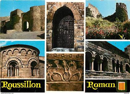 Carte Postale - 66 - Pyrénées Orientales - Le Roussillon - Roussillon Roman - Multivues - Art Religieux - CPM - Voir Sca