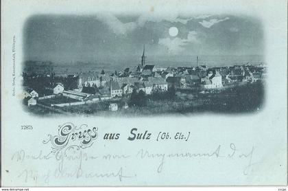CPA Gruss aus Sulz Alsace Allemande - Soultz