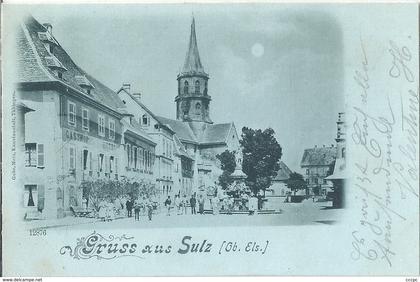 CPA Gruss aus Sulz Alsace Allemande - Soultz