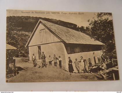 HAUT RHIN-SOUVENIR DE SAUWASEN PRES KRUTH PROP ALPHONSE HURTH-ANIMEE
