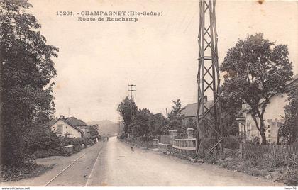CHAMPAGNEY - Route de Ronchamp