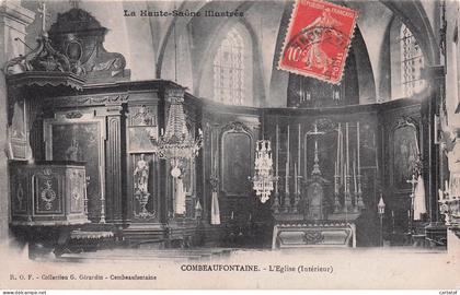 COMBEAUFONTAINE . L'Eglise . Intérieur