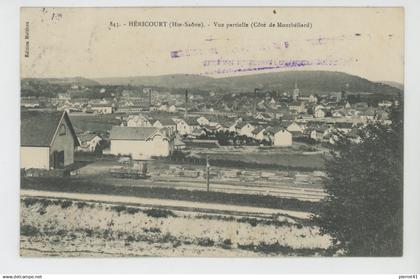 HÉRICOURT - Vue partielle (Côté de Montbéliard ) - Gare