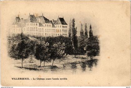 CPA VILLERSEXEL - Le Chateau avant l'anéée terrible (636496)