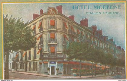 FRANCE - Chalon sur Saone - Hotel Moderne 1933