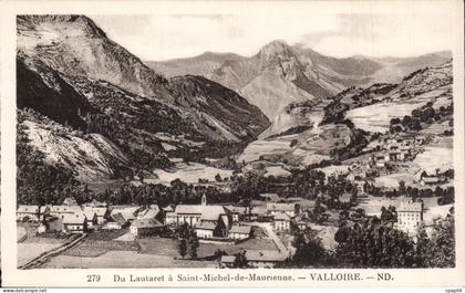 Valloire - Du Lauteret a Saint Michel de Maurienne - Vue Generale - CPA