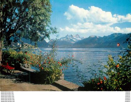 CPM Lac Leman et les Dents du Midi Genfersee und Dents du Midi Lago di Genevra ed I Dents du Midi co