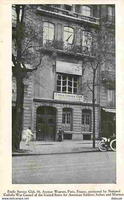 75 - Paris - Etoile Service Club - 16 Avenue Wagram - Animée - CPA - Voir Scans Recto-Verso
