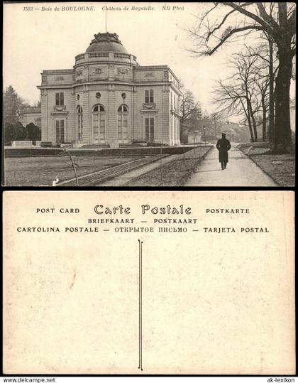 CPA 16. Arrondissement (Passy)-Paris Château de Bagatelle 1910