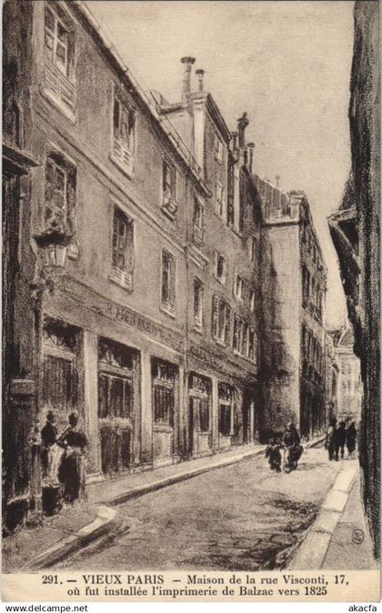 CPA Ancien PARIS 17, Rue Visconti (283655)