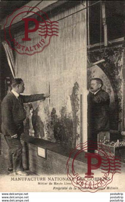 PROFESIONES // PROFESSIONS.  5 POSTCARDS.  MANUFACTURE NATIONALE DES GOBELINS