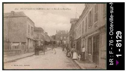 76 Octeville-sur-Mer - 3643 OCTEVILLE-sur-MER (Seine-Inf) - Rue de la République - rue de la  /  D76D  K76447K  C76481C