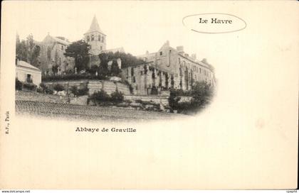 CPA Abbaye de Graville Le Havre