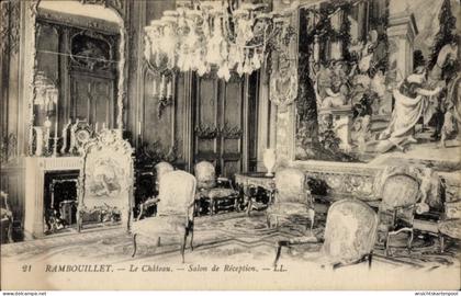 CPA Rambouillet Yvelines, Schloss, Salon de Reception
