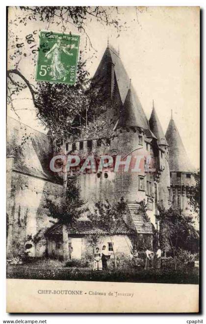 Chef Boutonne CPA Chateau de Javarray