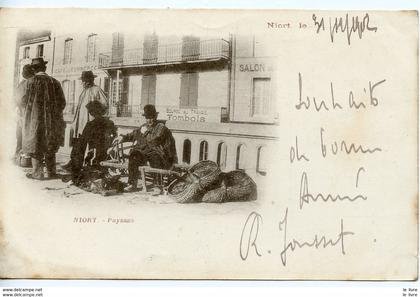 CPA 79 NIORT. PAYSANS 1903 - France - 1903