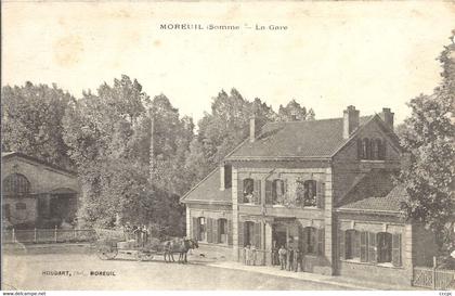 CPA Moreuil La Gare