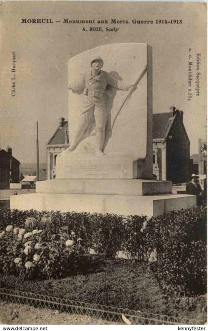 Moreuil - Monument aux Morts