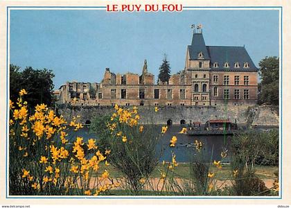 85 - Les Epesses - Le Château du Puy du Fou - Fleurs - Carte Neuve - CPM - Voir Scans Recto-Verso