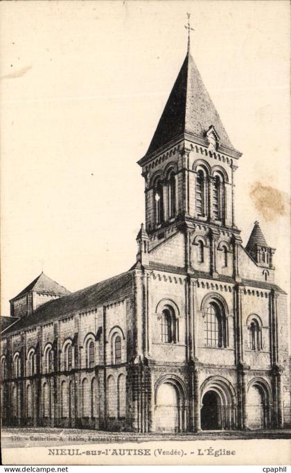 CPA Nieul Sur l'Autise L'Eglise