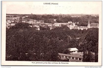 86 LILUGE - vue générale prise des collines de smarves.