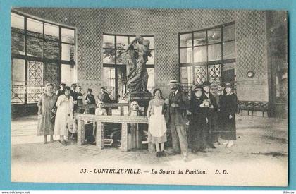 88 - Contrexeville - La Source du Pavillon - Animé - Carte Vierge