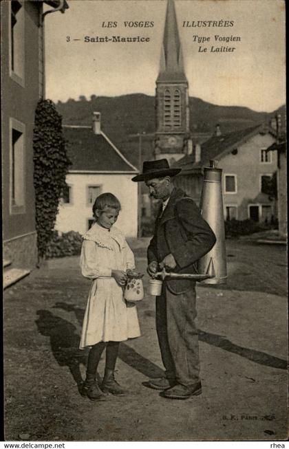 88 Saint-Maurice-sur-Moselle - Saint-Maurice  Type Vosgien  Le Laitier -