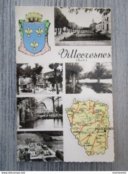 Cpa Villecresnes (91) multivue