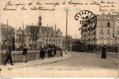 CPA PANTIN Entrée du Pont de Pantin (569111)