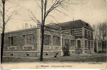 Sevran - Laboratoire des Poudres