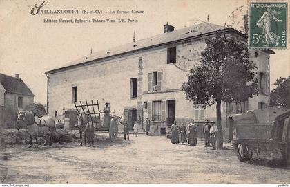 Carte postale 95. Saillancourt  la ferme Cavan   très beau plan