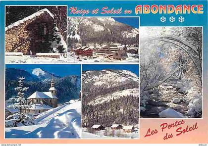 74 - Abondance - Station des Portes du Soleil - Multivues - CPM - Voir Scans Recto-Verso