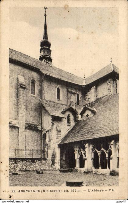 CPA Abondance L'abbaye