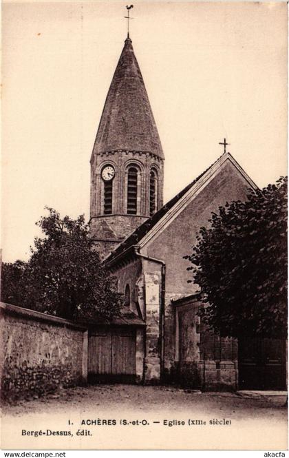 CPA ACHERES - Église (352676)