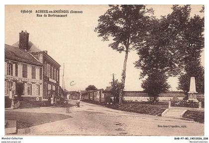 BABP7-0669-80 - ACHEUX-EN-AMIENOIS - Rue de bertrancourt