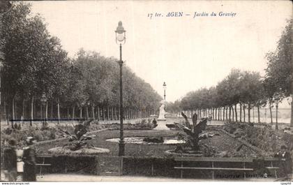 CPA Agen Jardin du gravier