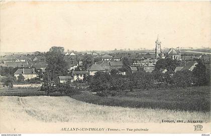 Carte Postale Ancienne - 89 - Aillant sur Tholon - Vue Générale - Correspondance - CPA - Voir Scans Recto-Verso - Poscar